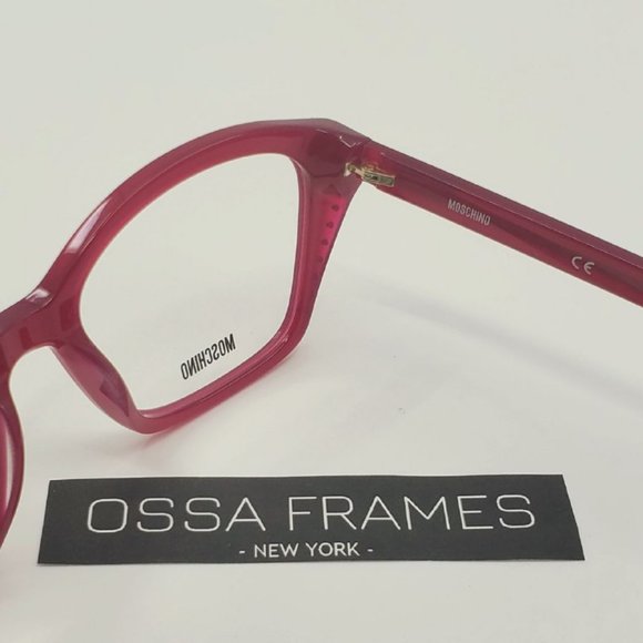 BRAND NEW MOSCHINO MOS517 QHO RED EYEGLASSES - Picture 5 of 12